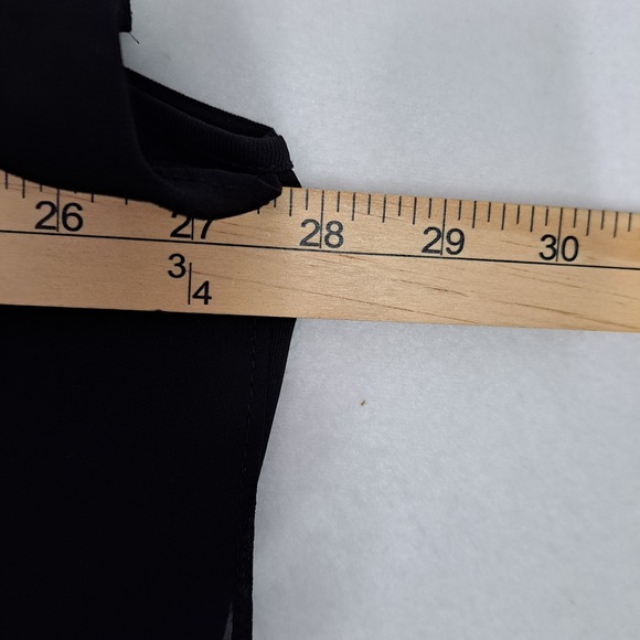 Involand Chiffon Overlay Batwing Sleeve Blouse Women‎ Plus Size 4X Black Top - Picture 12 of 13